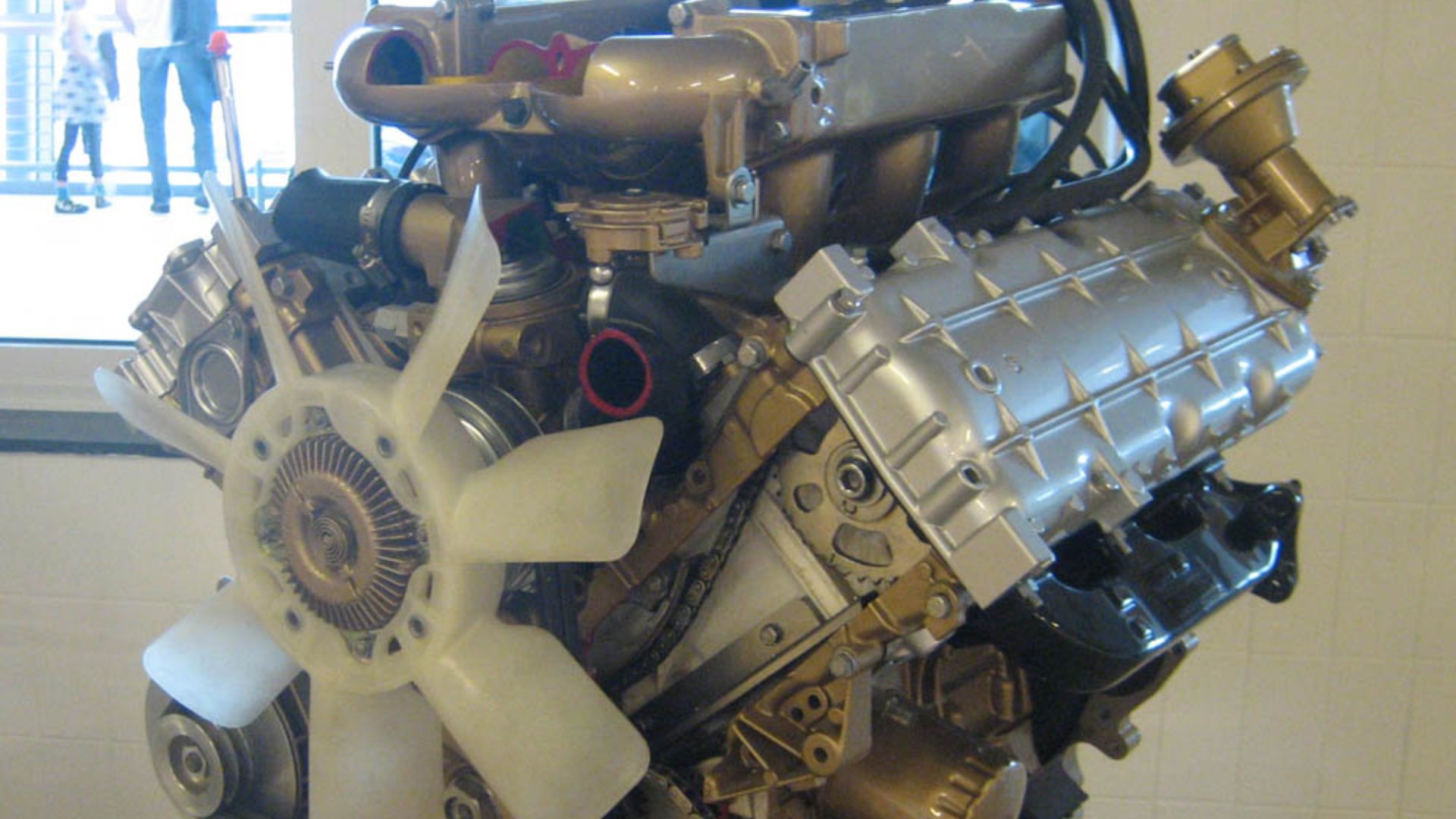 Volvo version of the PRV engine. Photo from the volvo museum.