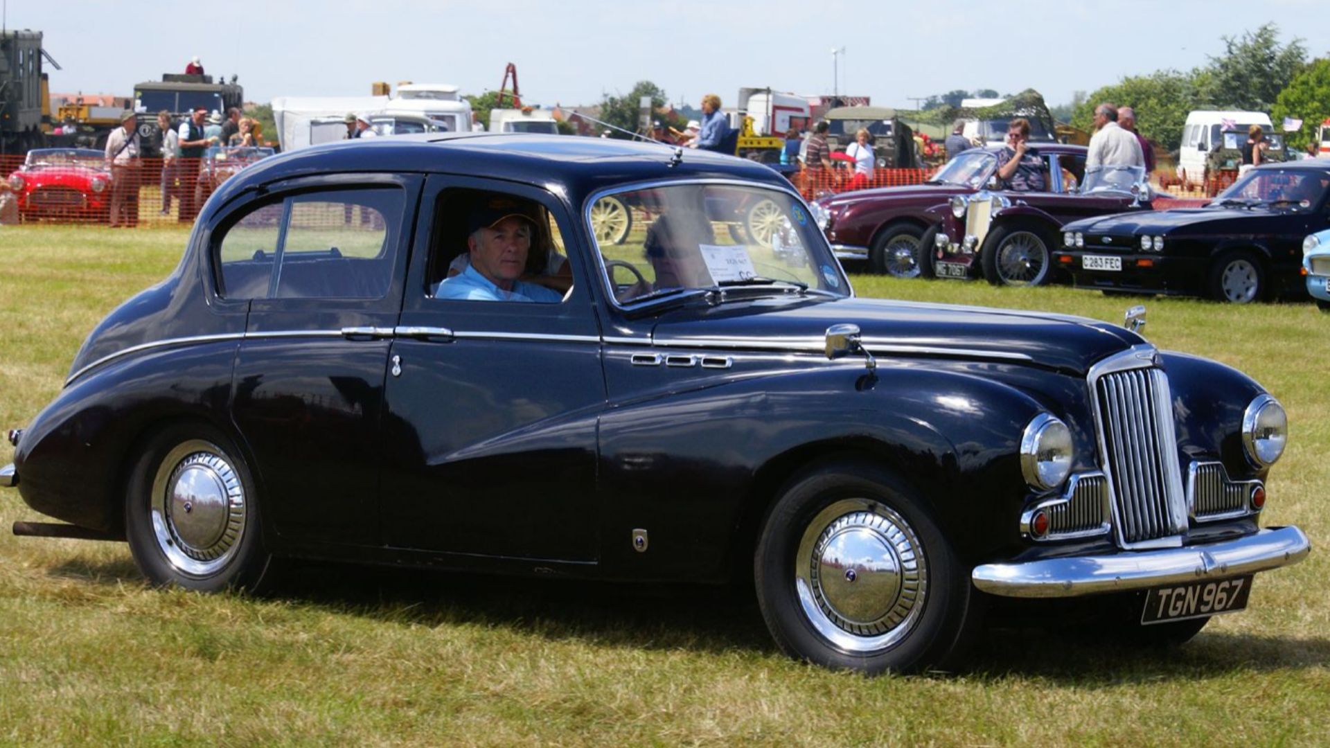 Sunbeam Mk III Saloon.

Classic cars, at Rougham air strip, Wings Wheels and Steam Country Fair. Bury St Edmunds Suffolk