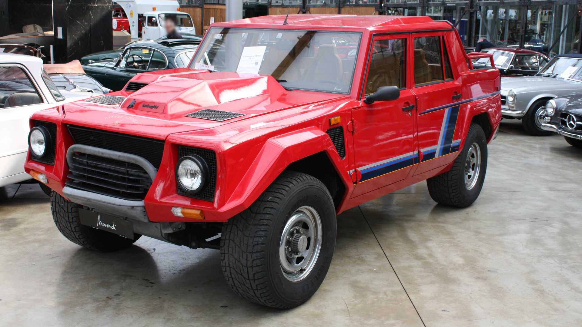 Lamborghini LM 002, 1988, seen at CLASSIC REMISE, Duesseldorf, Germany