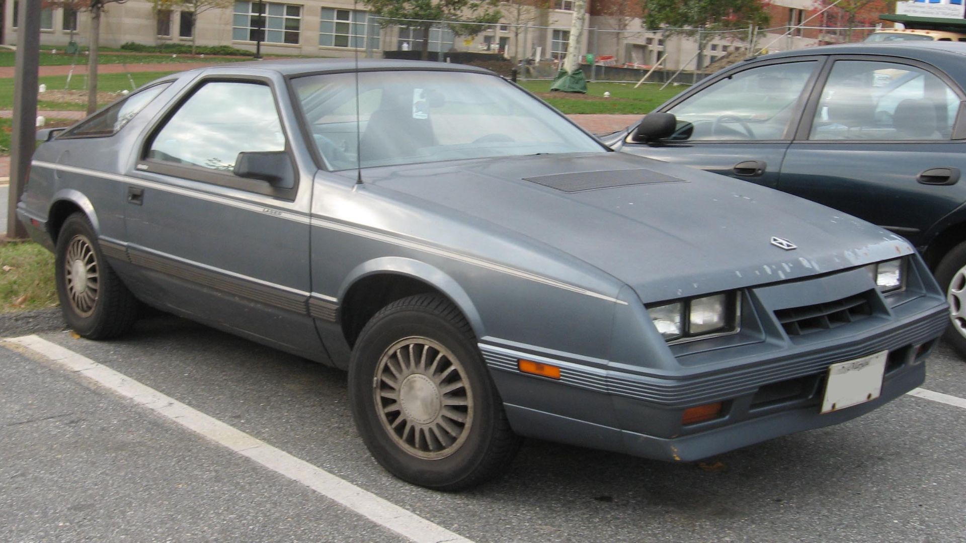 Chrysler Laser photographed in College Park, Maryland, USA.