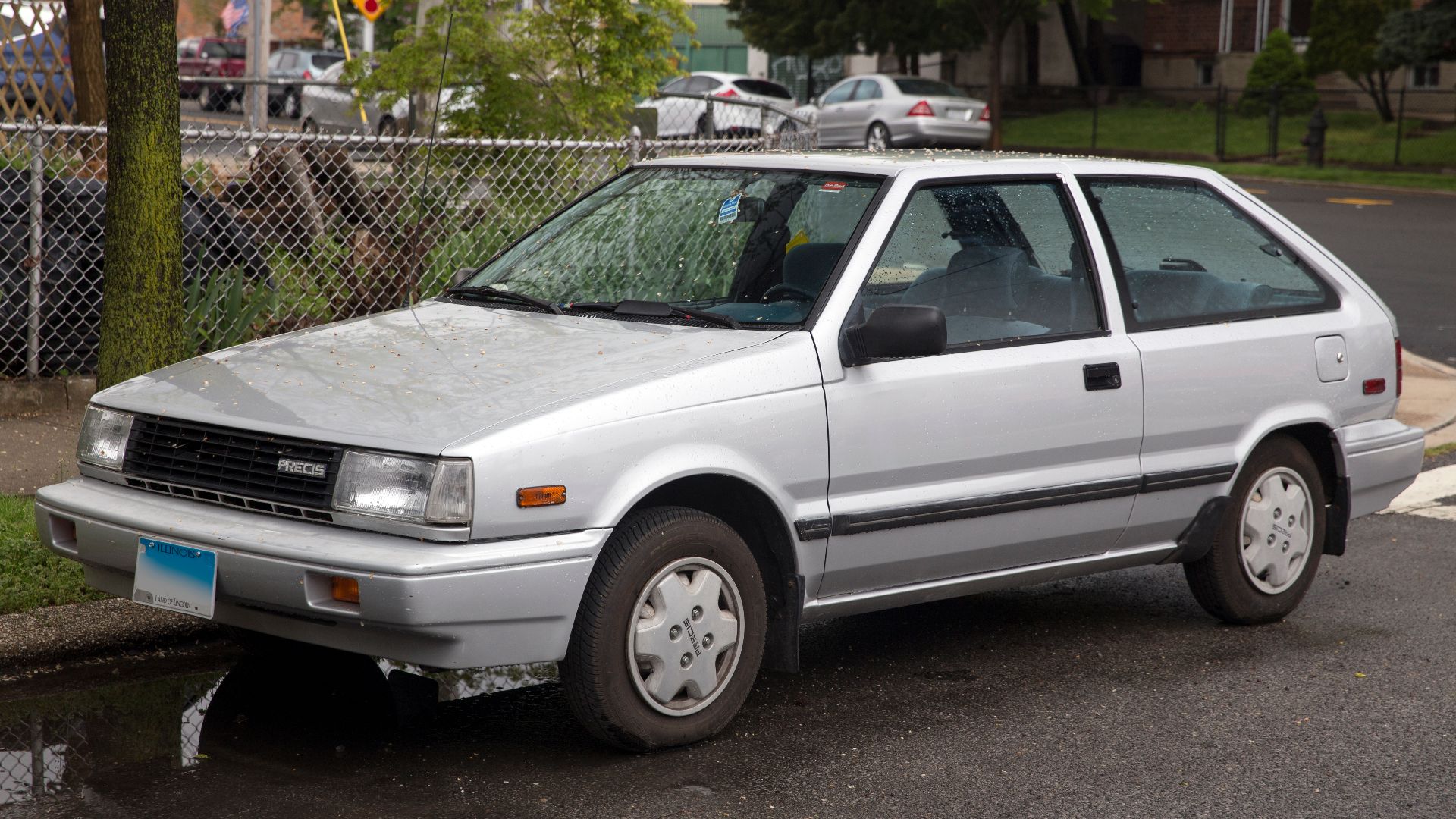 1989 Mitsubishi Precis RS, five-speed manual.