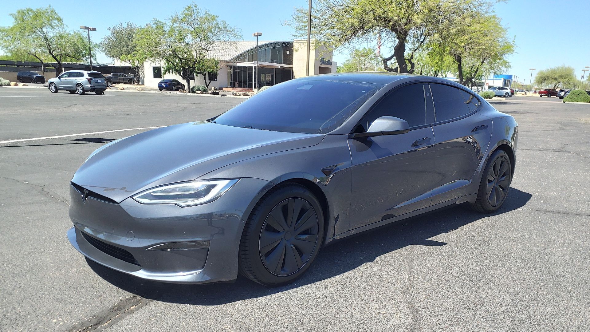 22 Tesla Model S Plaid - Shot at Earnhardt Cadillac in Scottsdale AZ