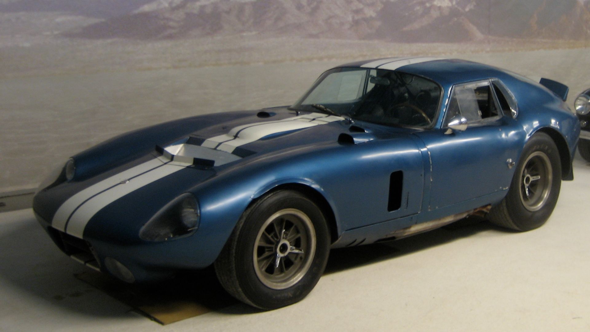 1964 Shelby Cobra Daytona Coupe in the Simeone Foundation Automotive Museum