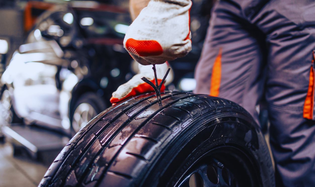 Tire puncture  