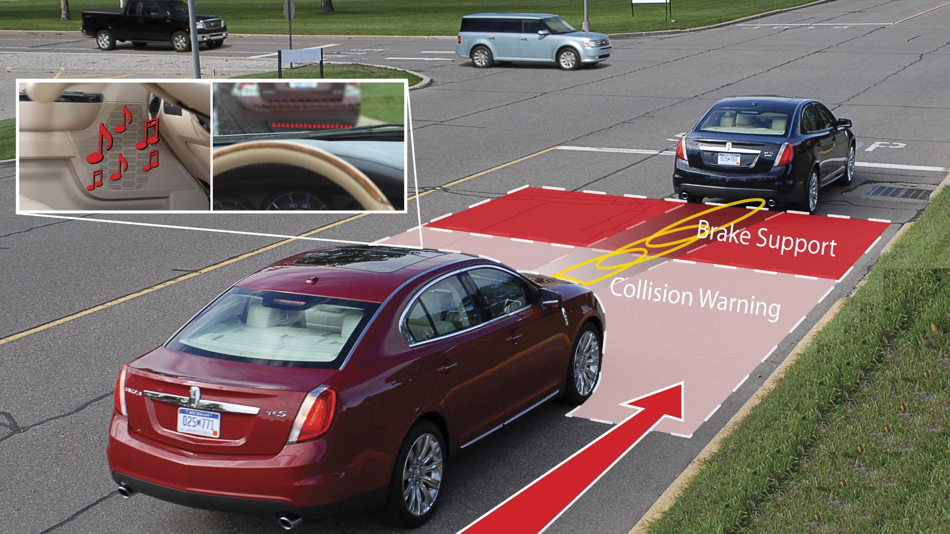 Collision Warning with Brake Support