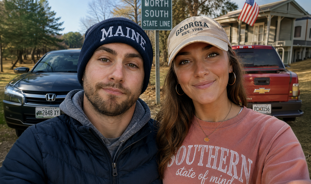 A man and a woman standing next to each other