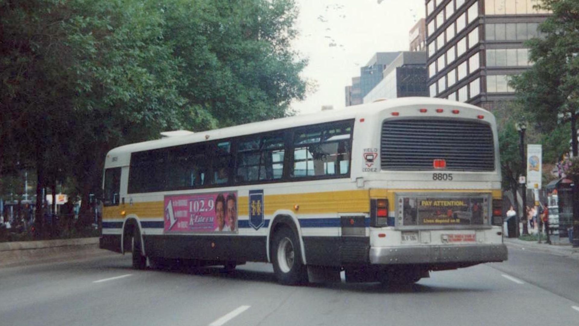 Hamilton Street Railway bus 8805, a