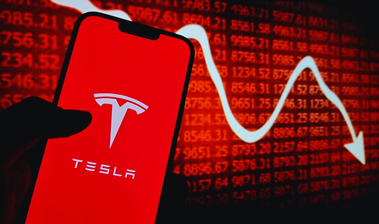 Tesla Stock down