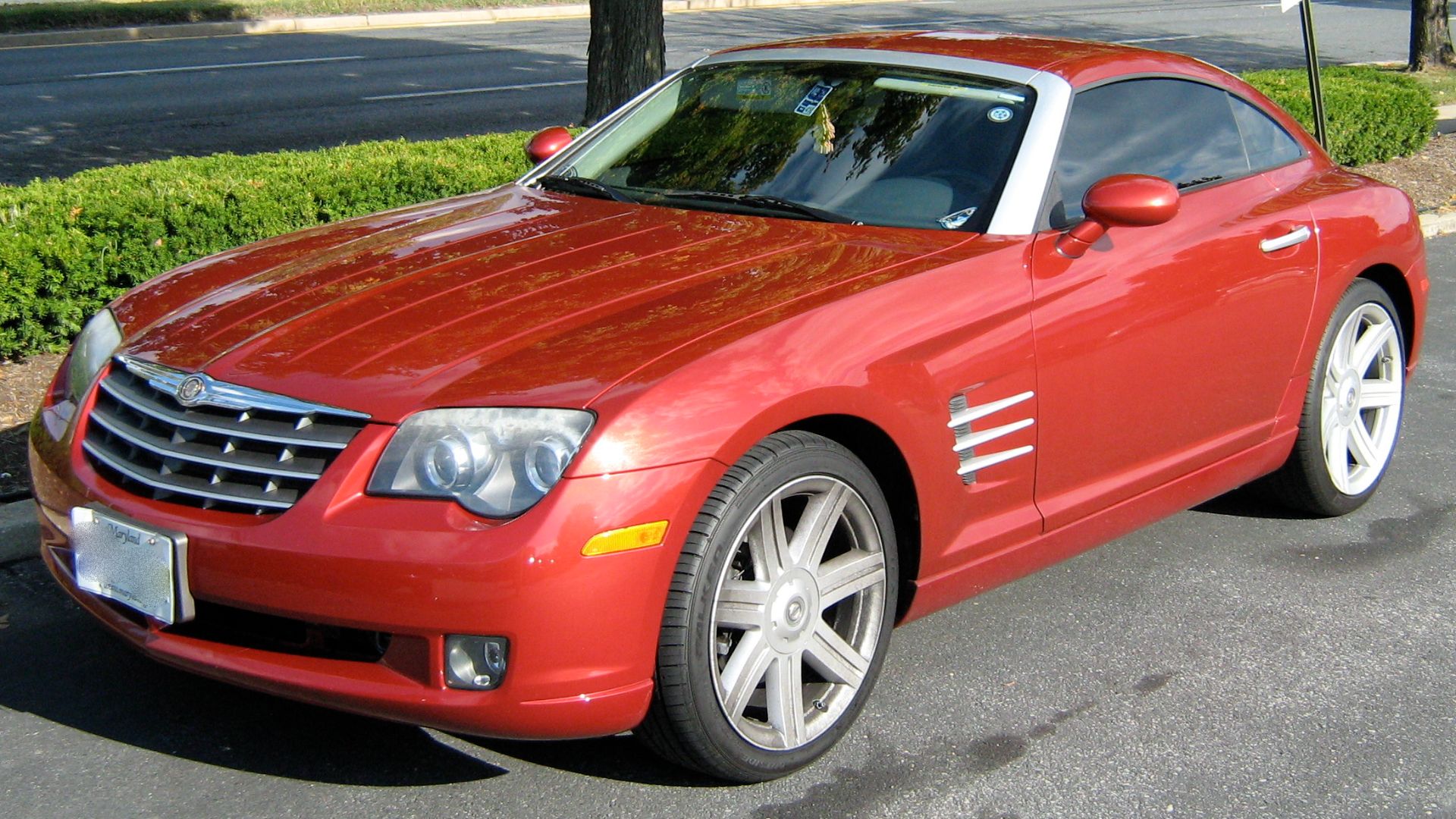 Chrysler Crossfire Red Coupe front view