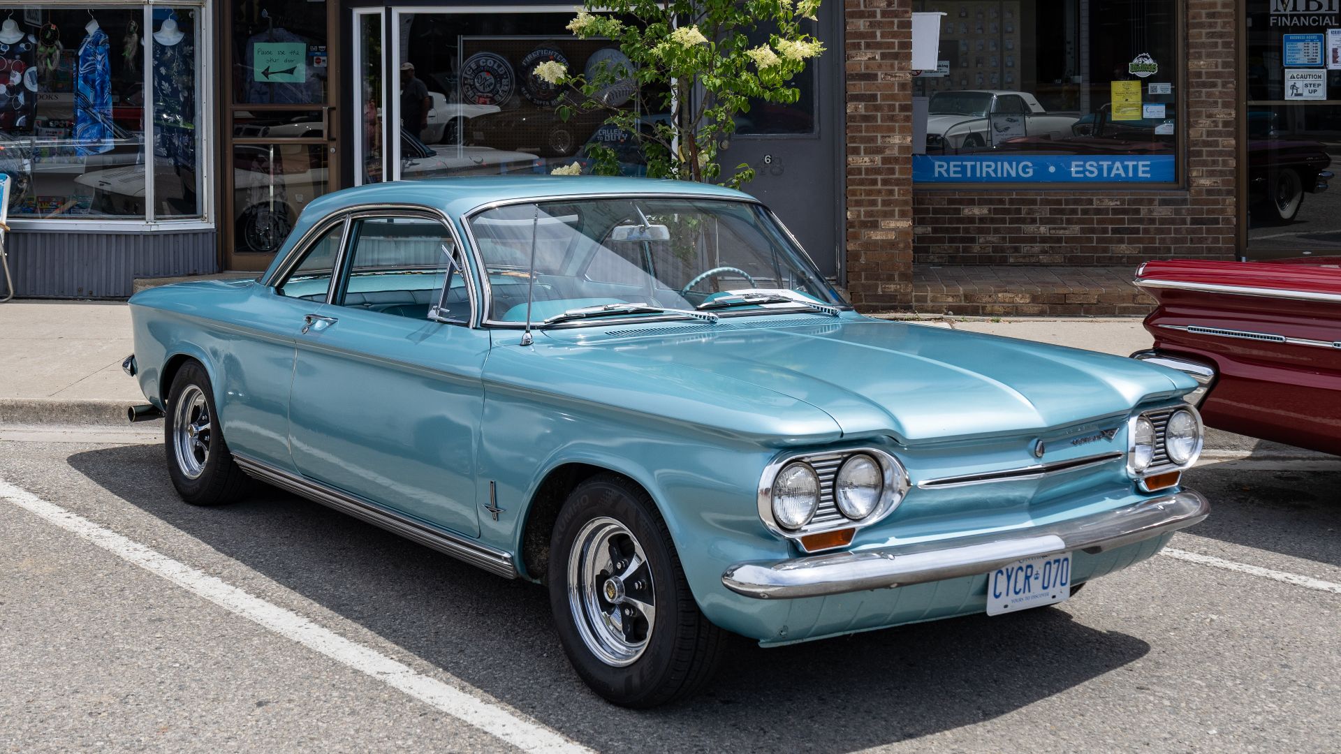 Chevrolet Corvair, Blenheim Classics Auto Show, Blenheim, Ontario, 2025-06-21