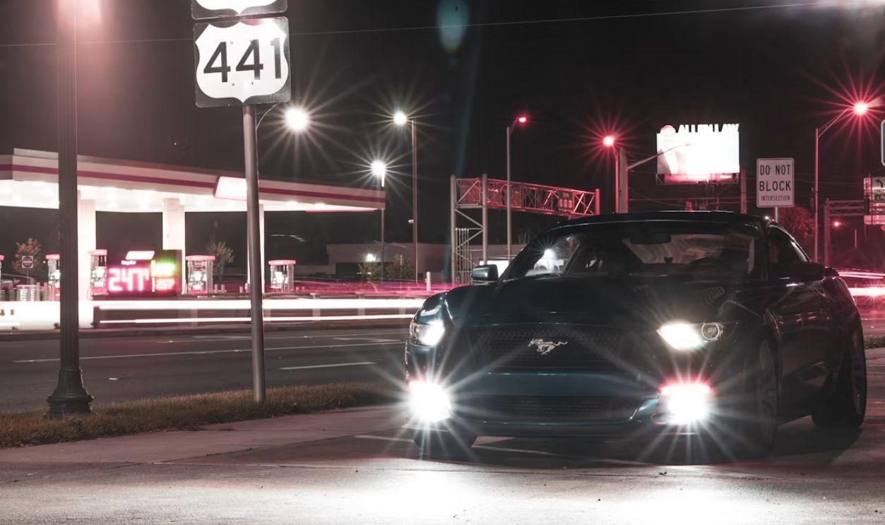 bright headlights 