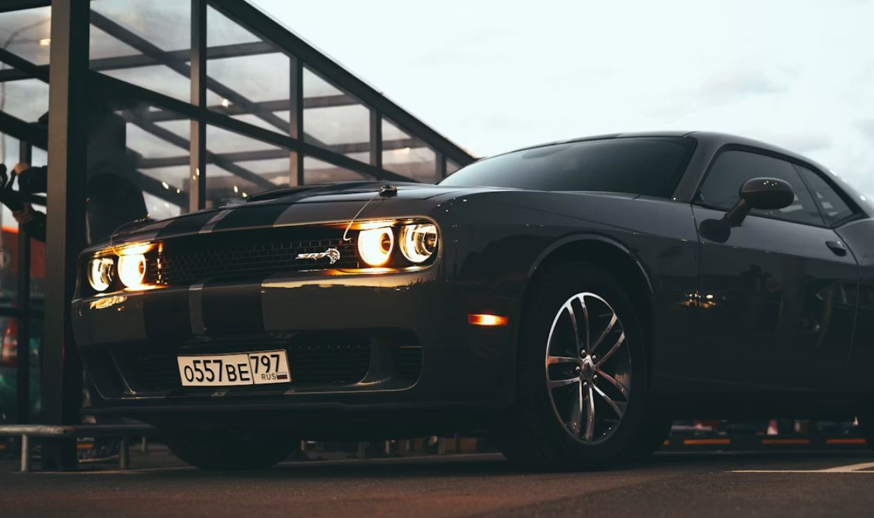 Black porsche
