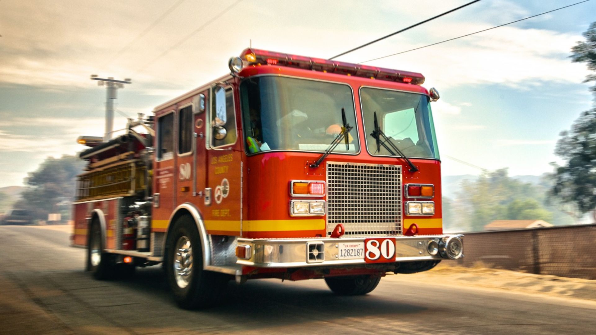 Los Angeles County Fire Department vehicle