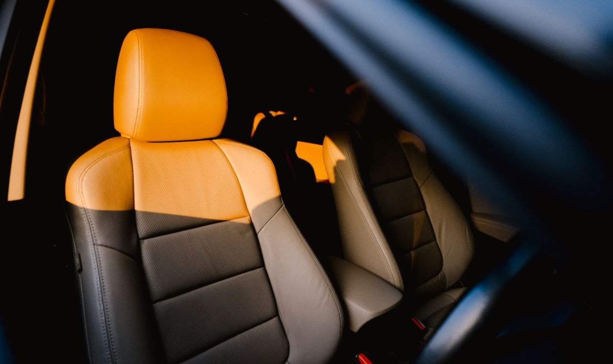 Luxury cars with leather seats in a sleek and modern design, highlighting comfort and style