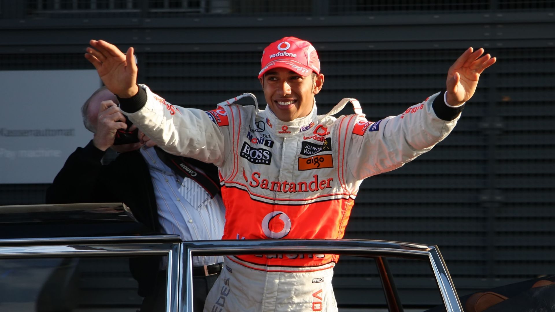 Lewis Hamilton at Stars & Cars 2008