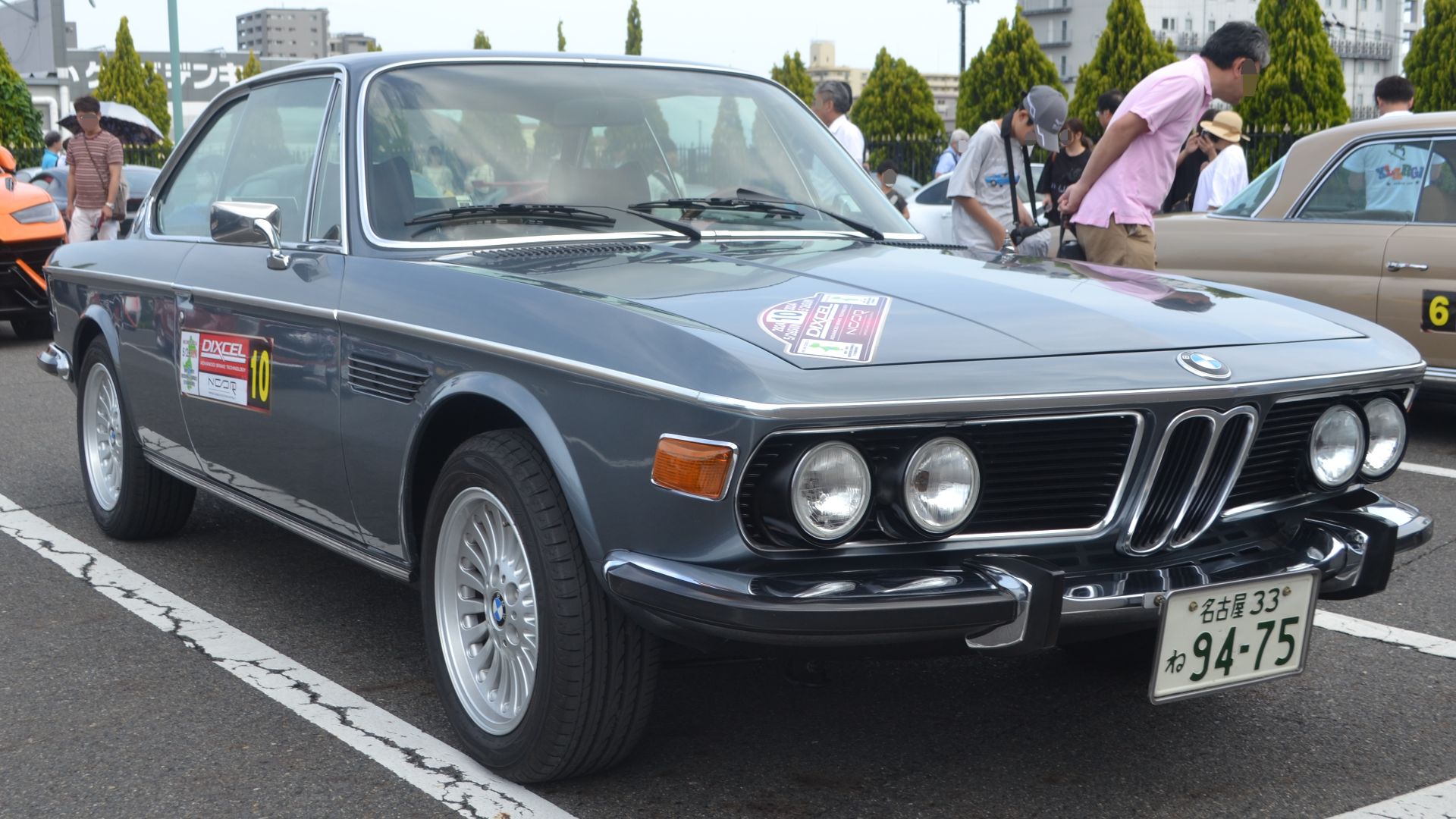 c/n unknown. Made in 1974. This is 2-door notchback coupe. On display at TOYOTIRES NCCR 2023 ŌTSU-TSURUGA start point(MARIAGE HIKONE), Ekihigashichō, Hikone, Shiga. 26th May 2024
