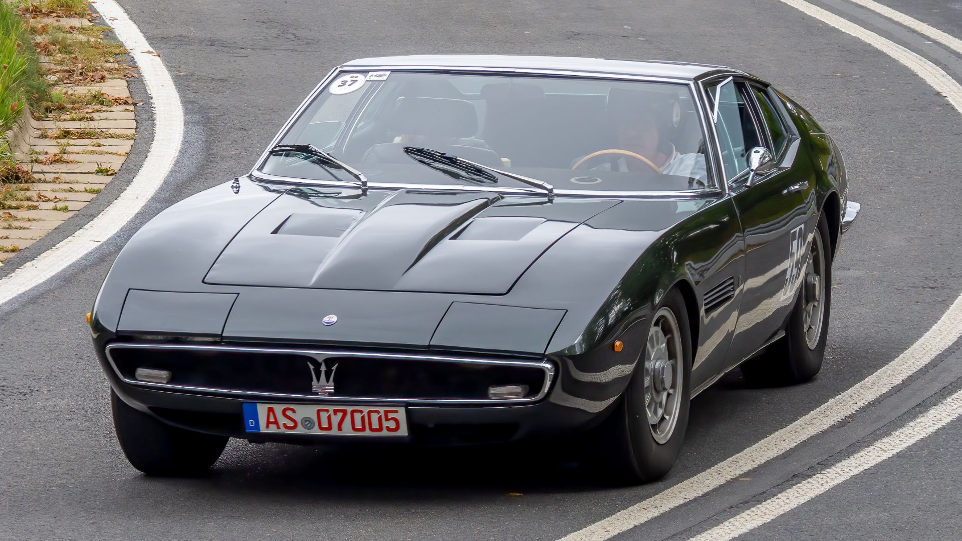Maserati Ghibli I at the mountain race in Würgau 2022