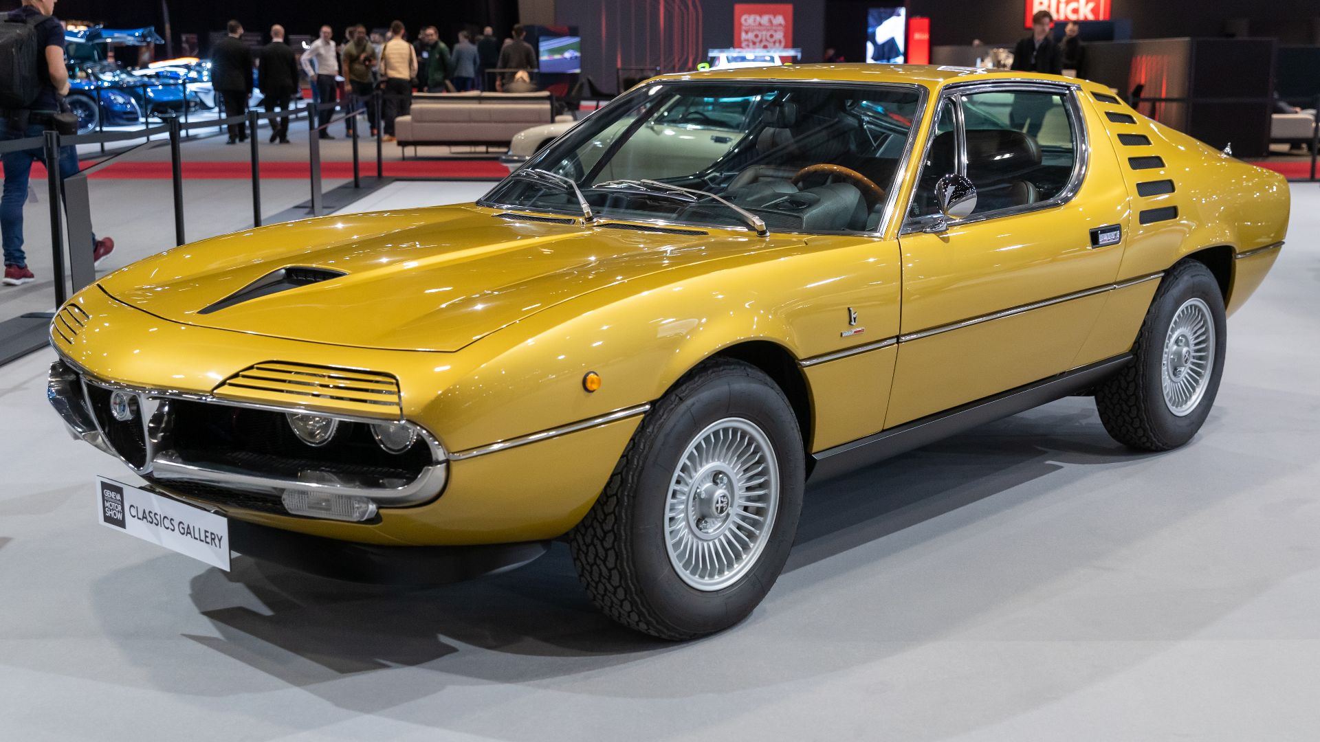 Alfa Romeo Montreal at the Classics Gallery special exhibiton during Geneva International Motor Show 2024
