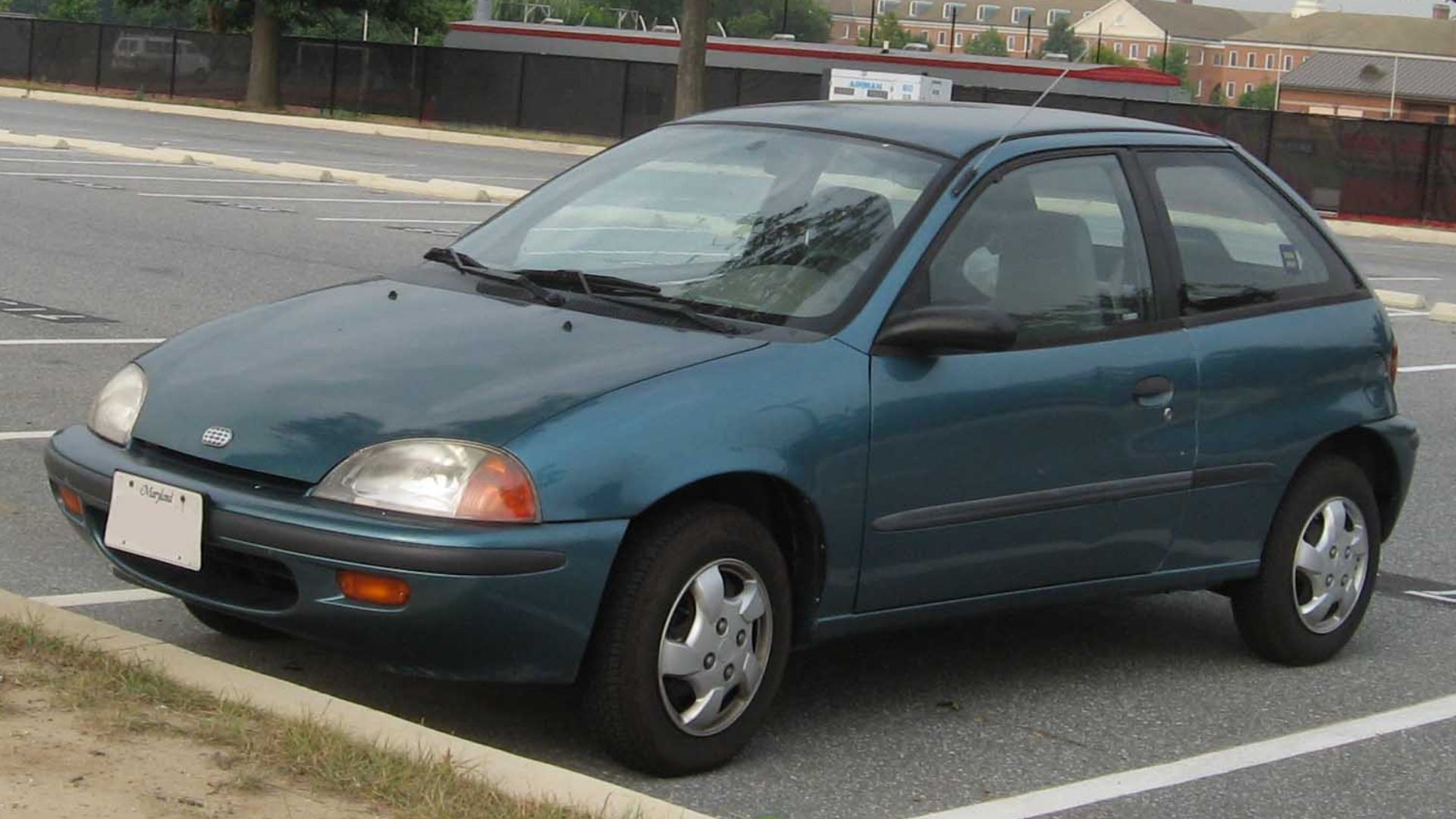 1995-1997 Geo Metro photographed in USA.