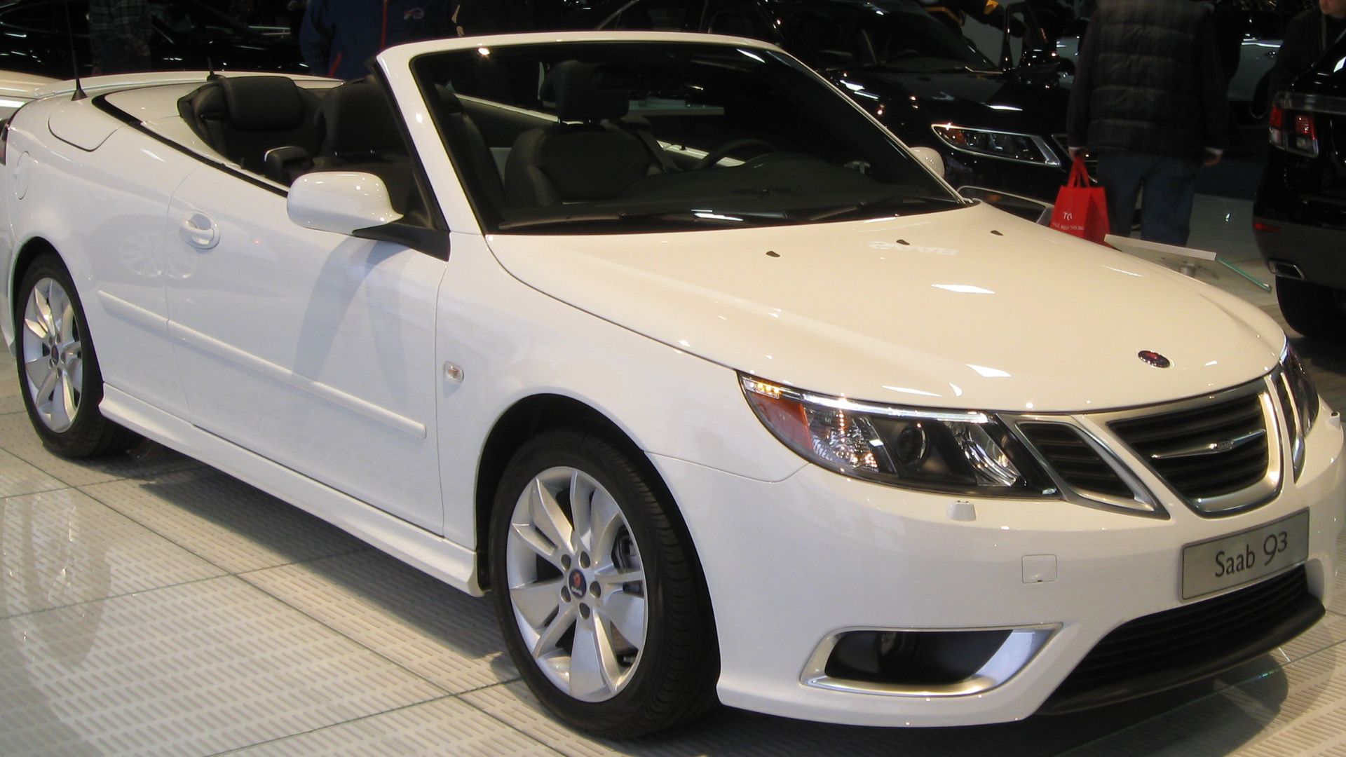 2011 Saab 9-3 photographed at the 2011 Washington (D.C.) Auto Show.