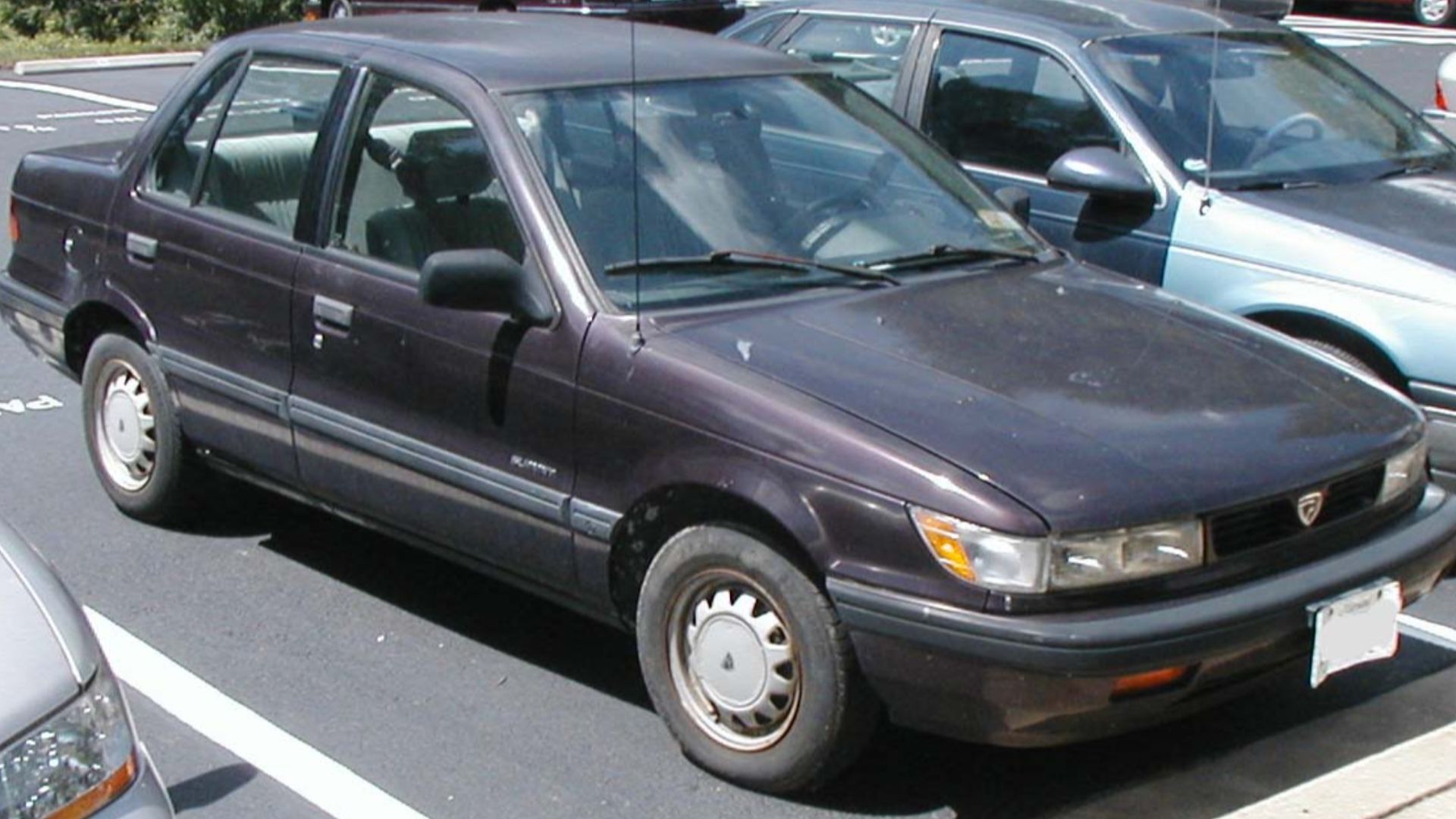 1989-1992 Eagle Summit sedan photographed in USA.