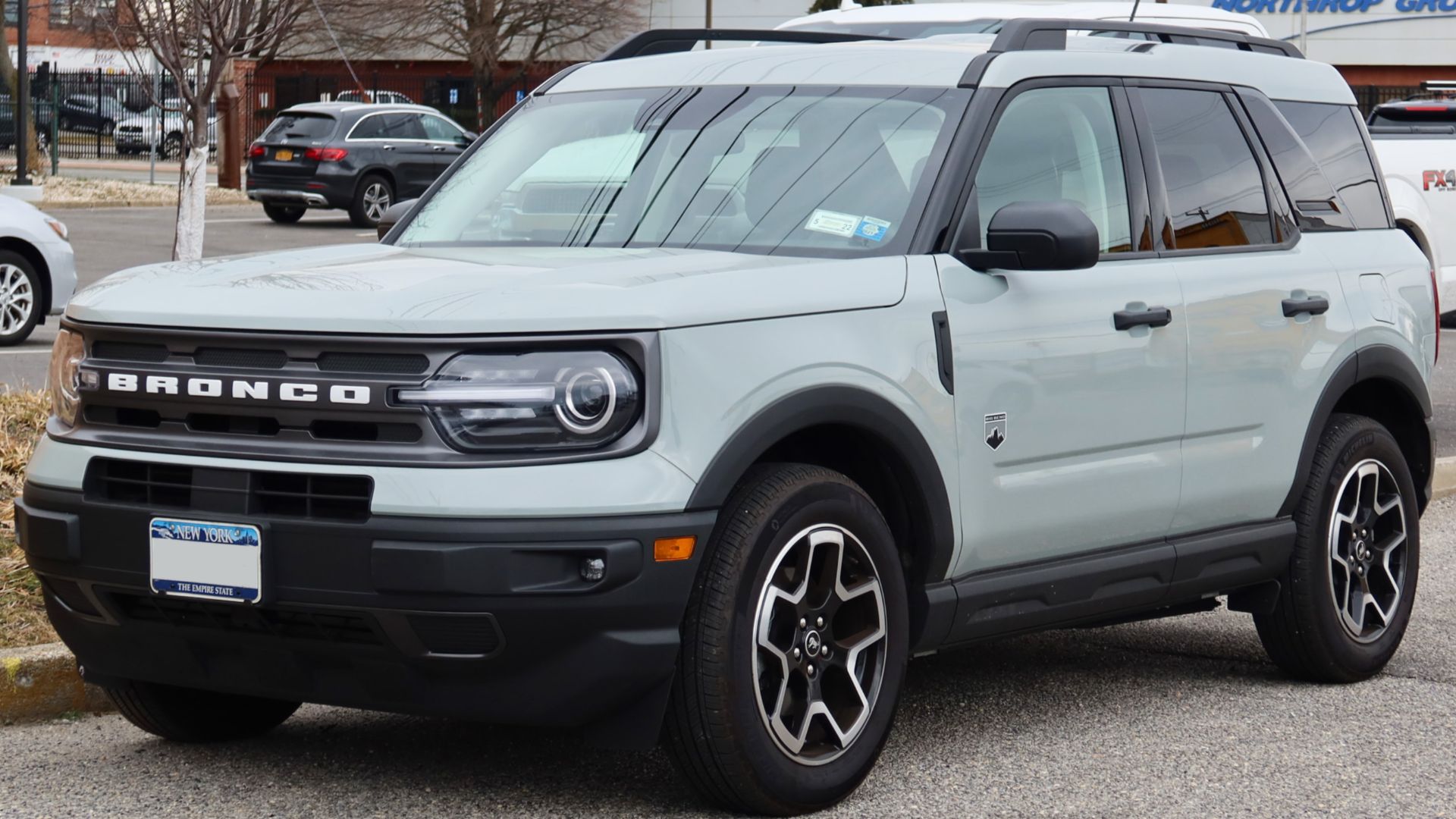A 2021 Ford Bronco Sport Big Bend photographed in Bethpage, New York, USA