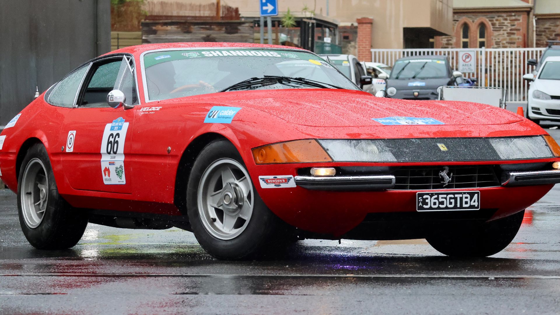 Ferrari 365 GTB/4 at the 2025 Shannons Adelaide Rally.