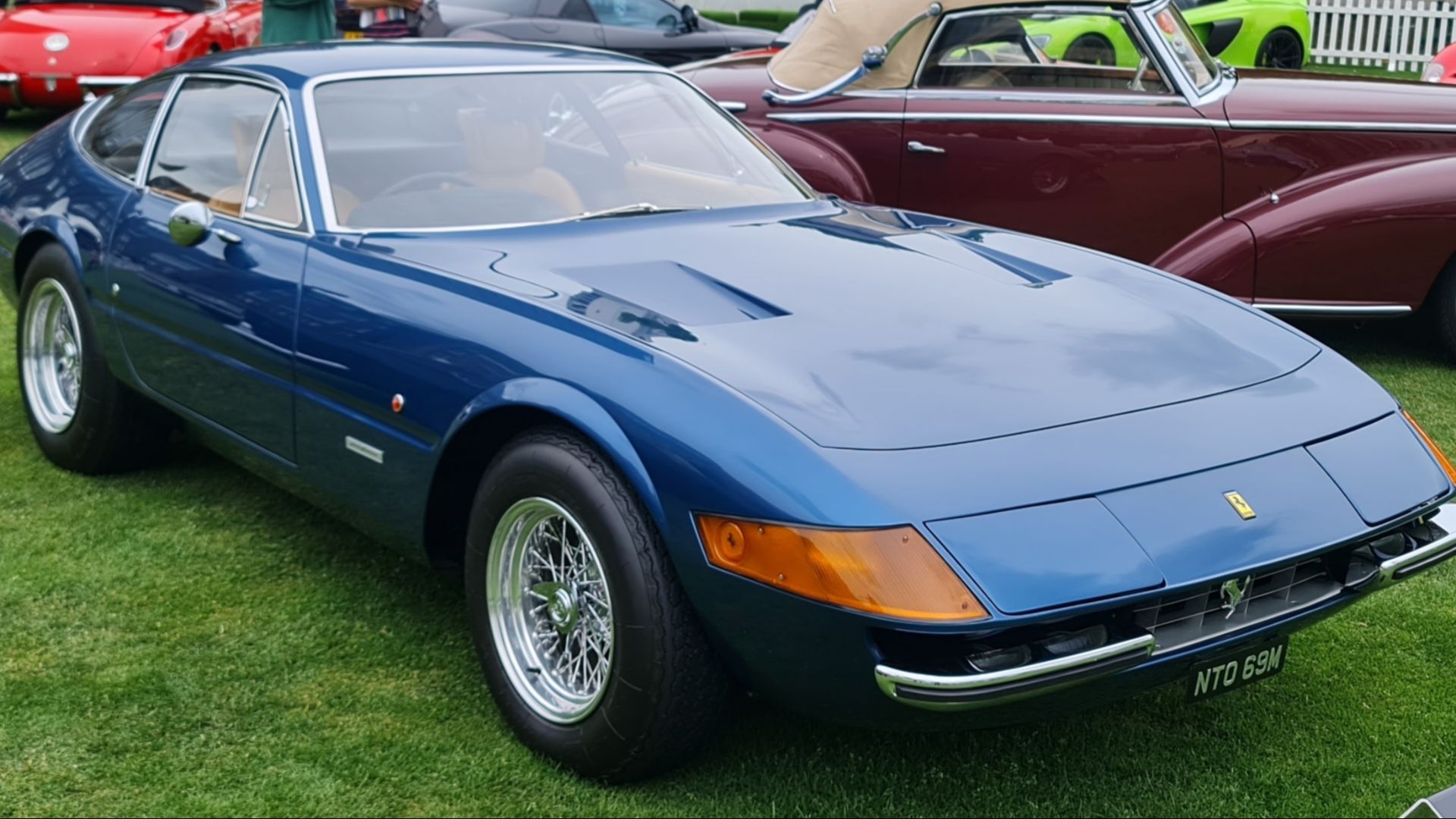 A Ferrari 365 GTB/4 Daytona taken at London Concours 2022.