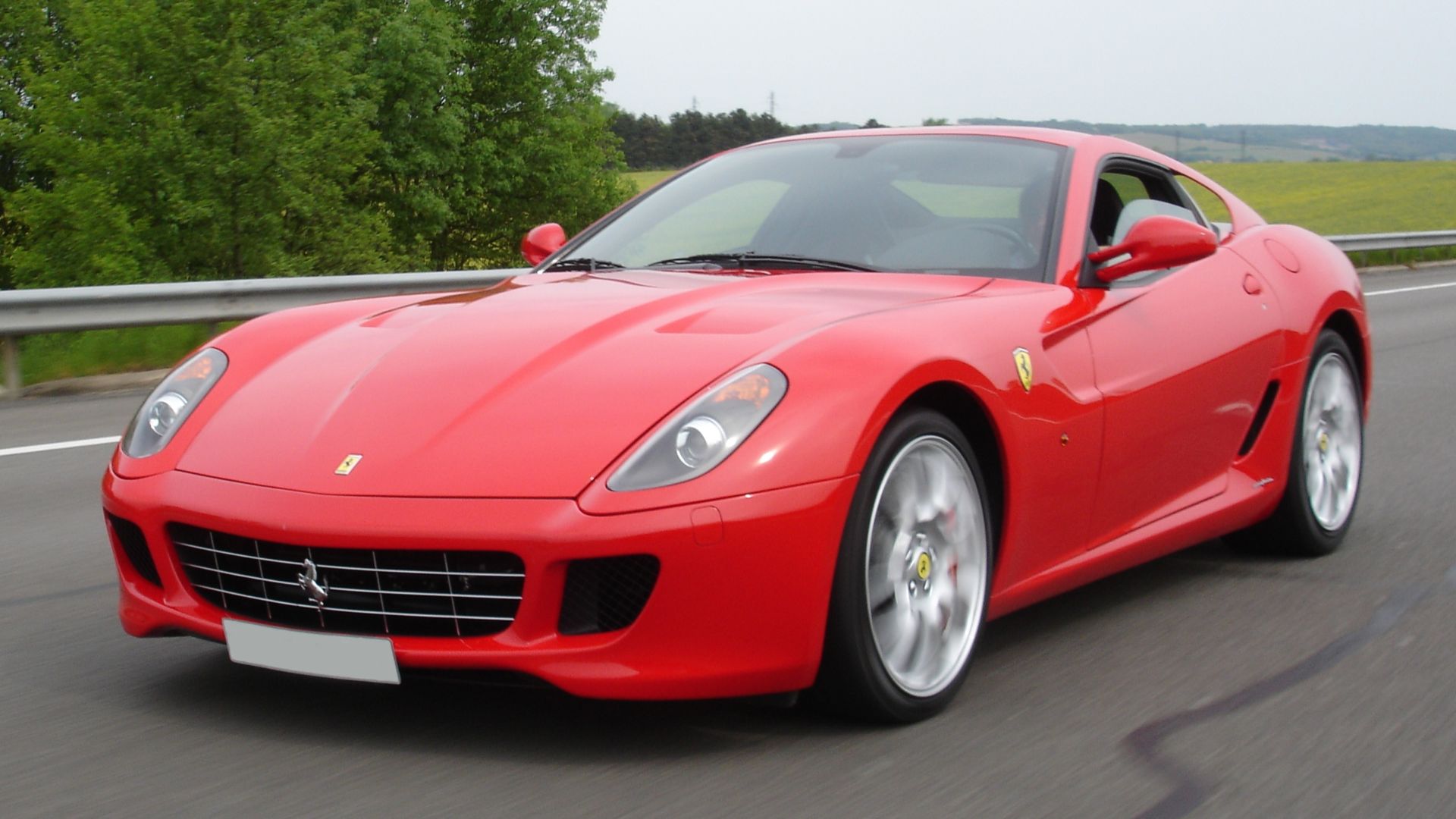 Ferrari 599 GTB Fiorano (French plate erased). Taken in France.