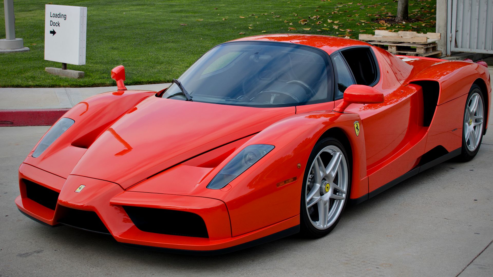 Orange Enzo Ferrari @ Cars and Coffee