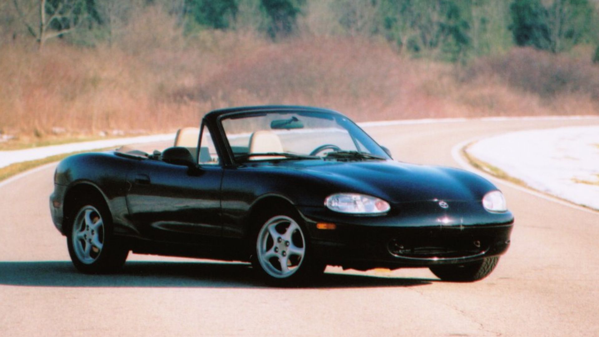 This is a picture of a 1999 Mazda MX-5 NB (known as