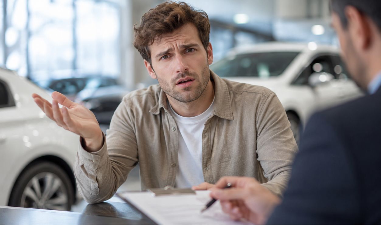 Car dealership consultation confusion