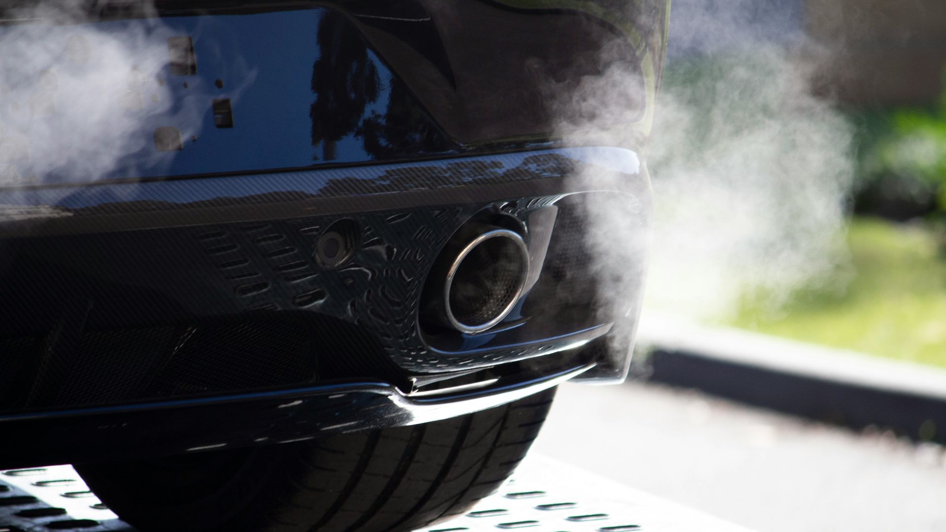 black vehicle