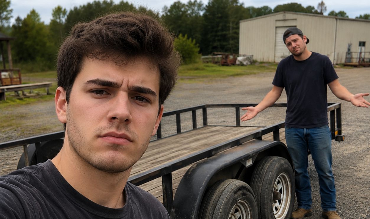 man talking to brother