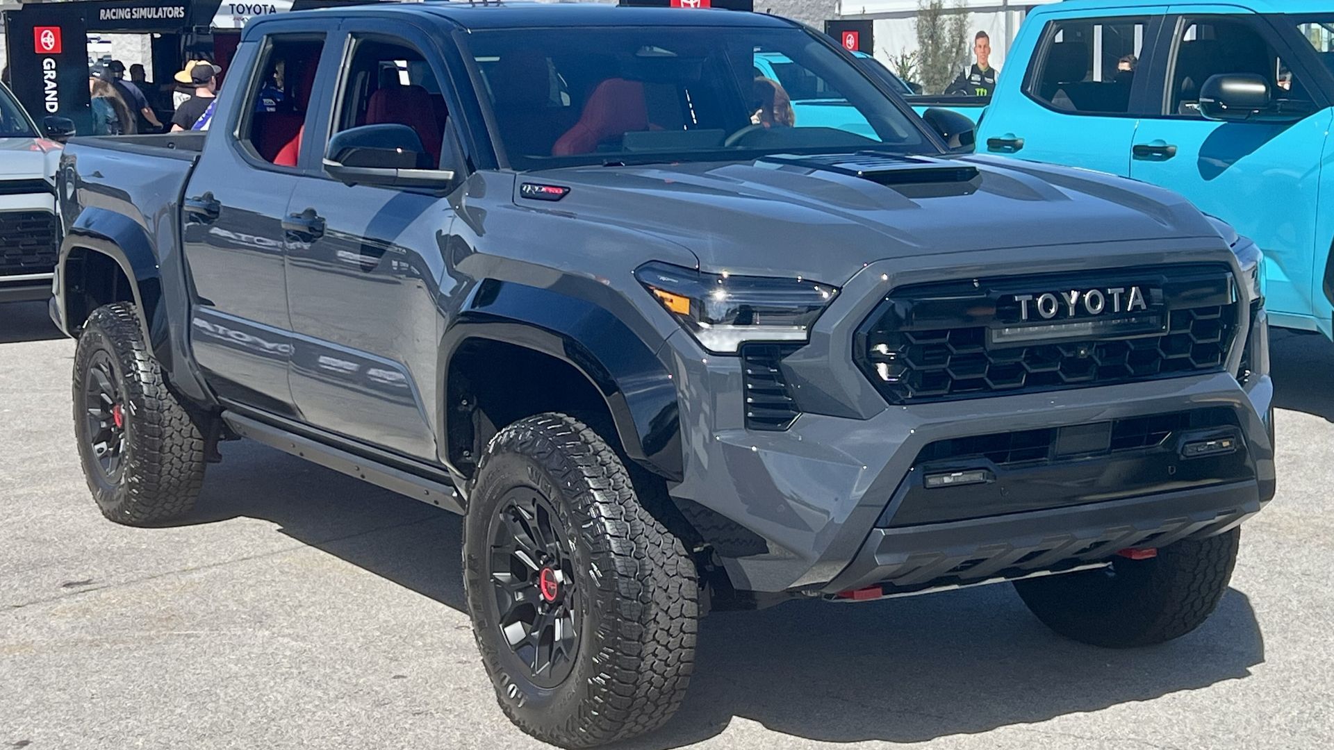 A Toyota Tacoma at Las Vegas Motor Speedway in 2026.