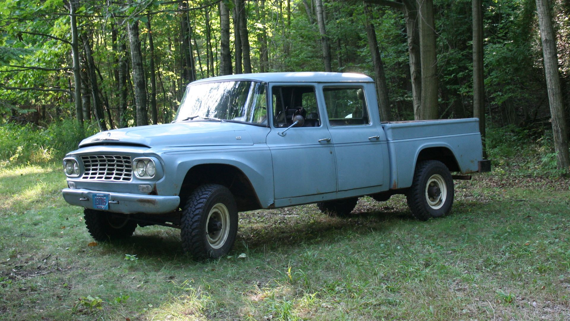 First four door crew cab pick-up truck manufactured.  Built by International Harvester.