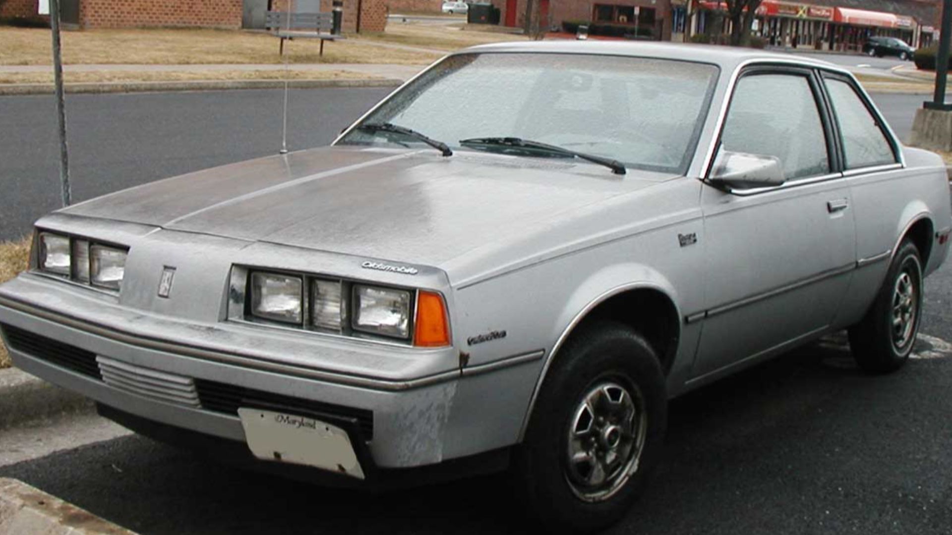 1986-1987 Oldsmobile Firenza photographed in College Park, Maryland, USA.