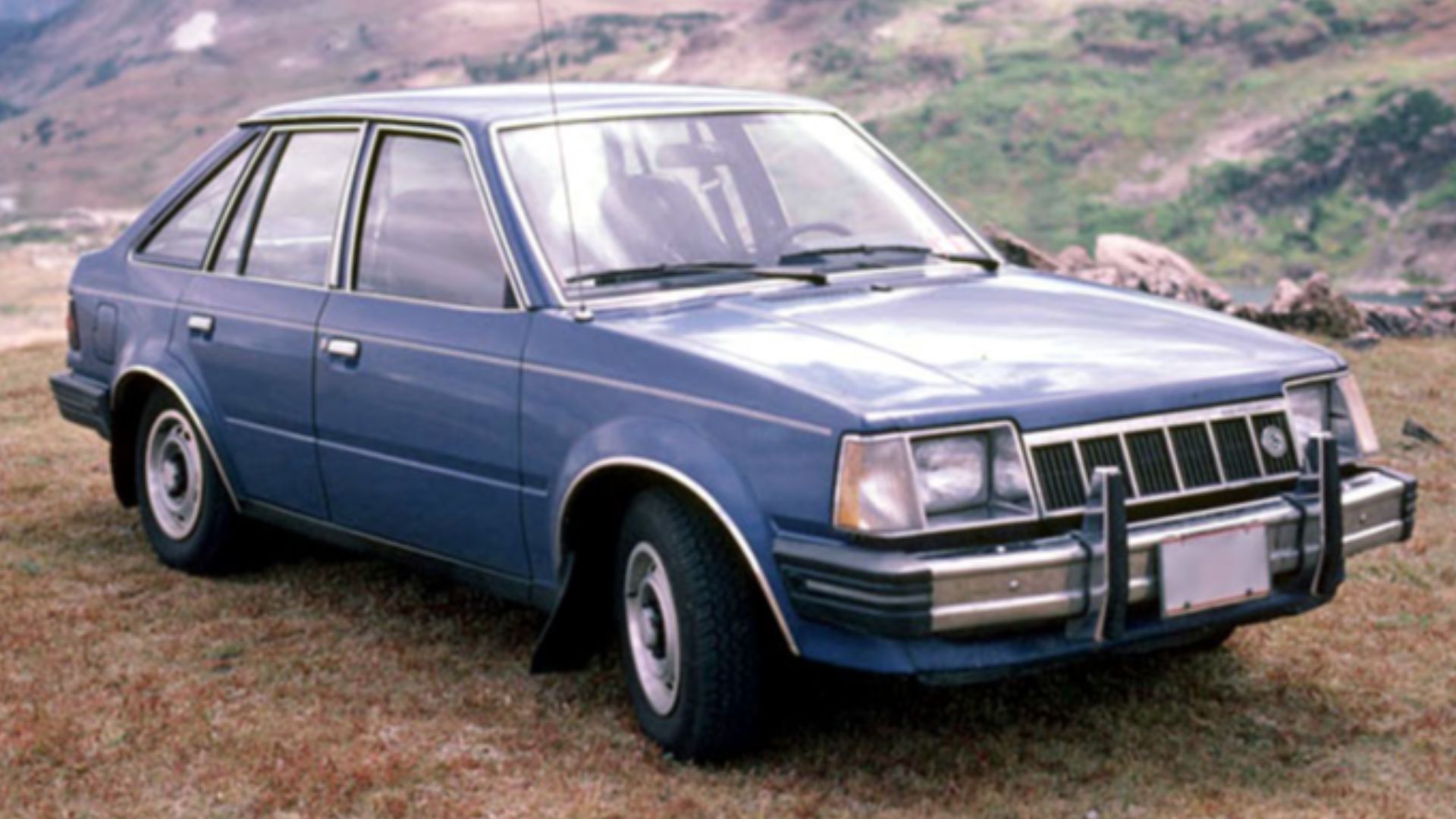 Photo of 1982 Mercury Lynx taken in Montana in 1988.