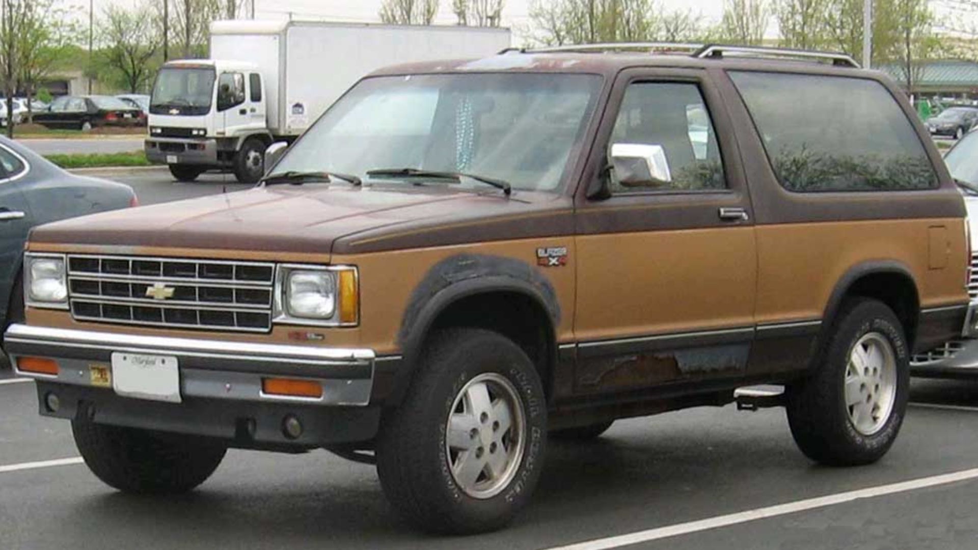 1983-1994 Chevrolet S-10 Blazer photographed in Clinton, Maryland, USA.