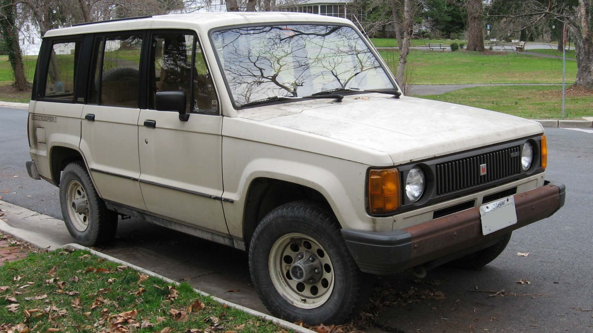 1984-1986 Isuzu Trooper photographed in USA.
