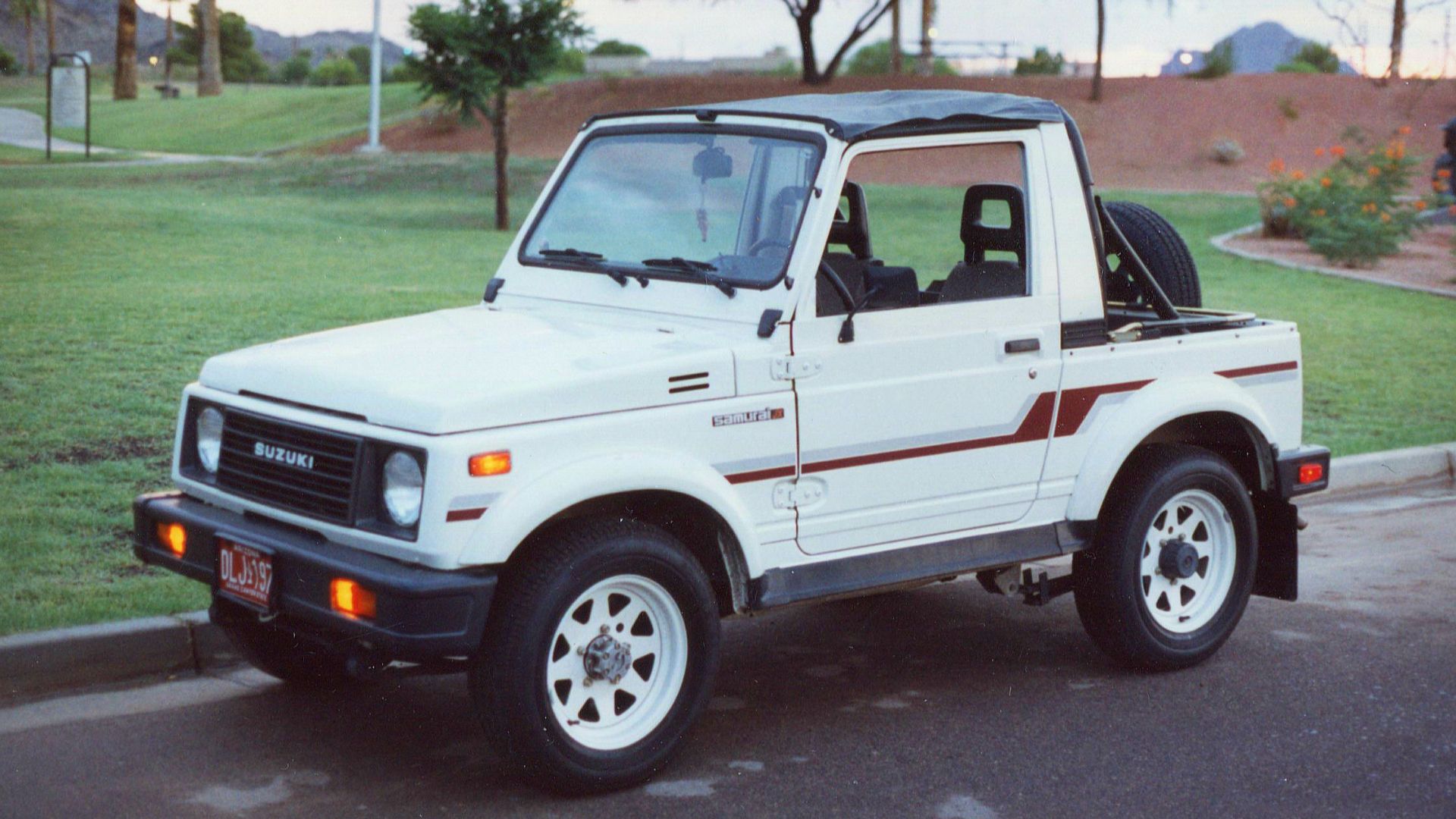 One of my favorite trucks I owned was this 1986 Suzuki Samurai.
Suzuki Samurai

One of the best-known of a wave of small, no-frills Japanese 4x4s to hit the U.S. in the 1980s, the Samurai was able to score a direct hit against Jeep Wrangler sales soon aft