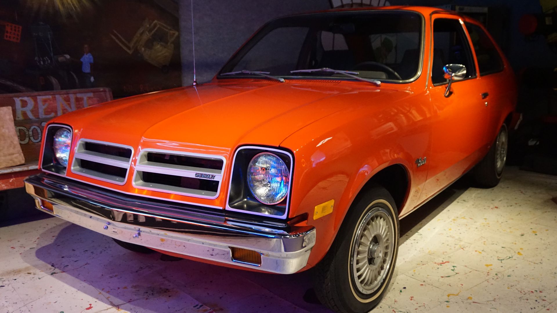 A 1976 Chevrolet Chevette at the Sloan Museum in Flint, Michigan (United States).
