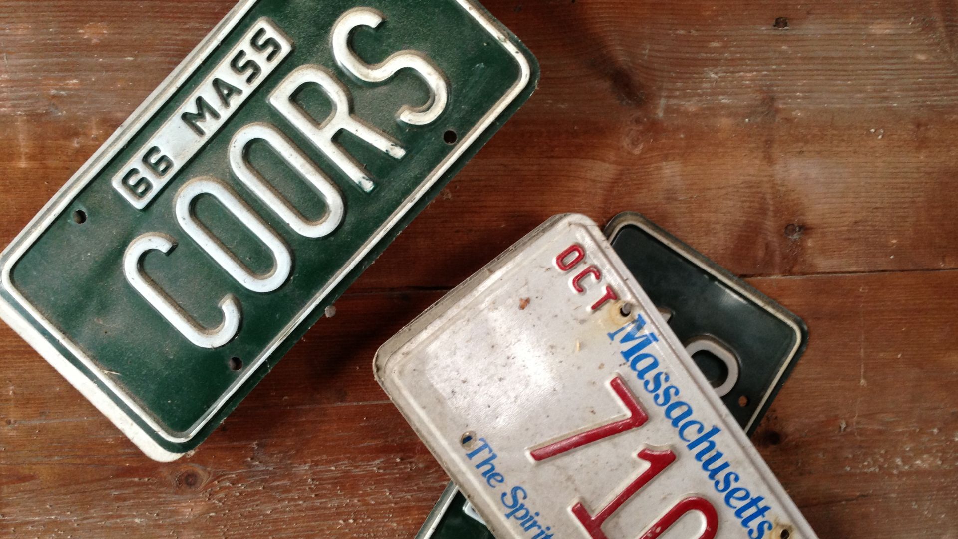 This 1966 plate encorporates Coors beer