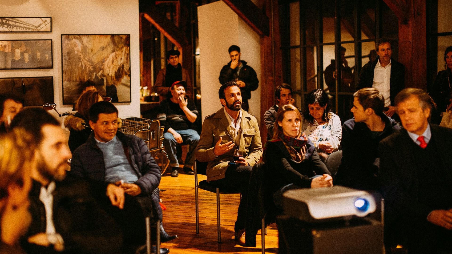 people sitting on chair