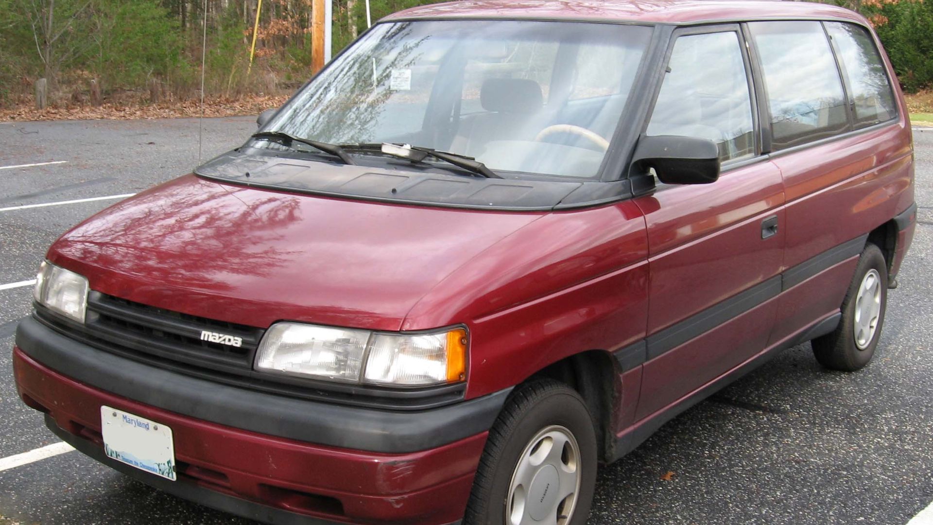 1989-1995 Mazda MPV photographed in USA.
