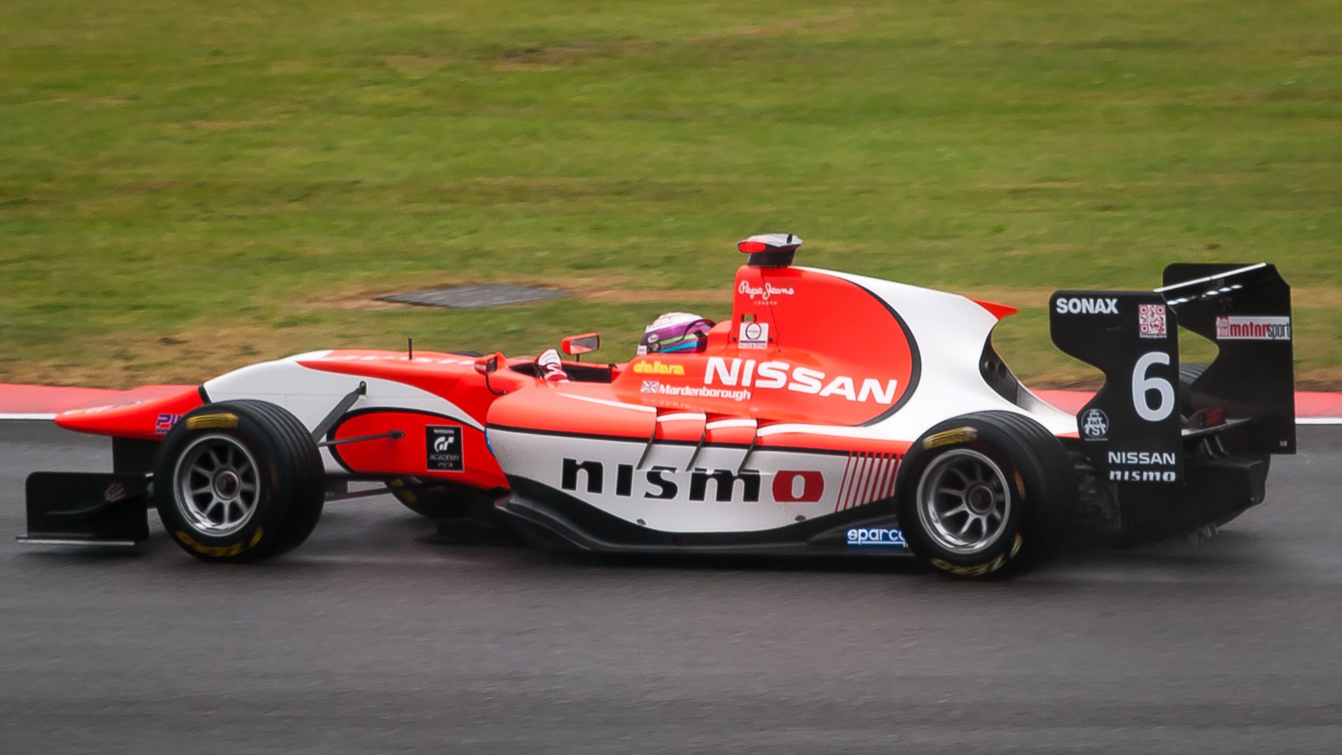 Jann Mardenborough driving for Arden International at the Silverstone round of the 2014 GP3 Series season.