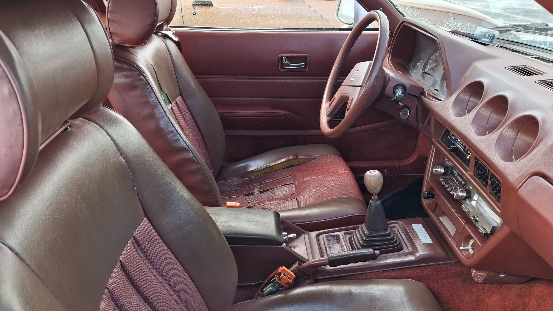 1980 Datsun 280ZX interior.