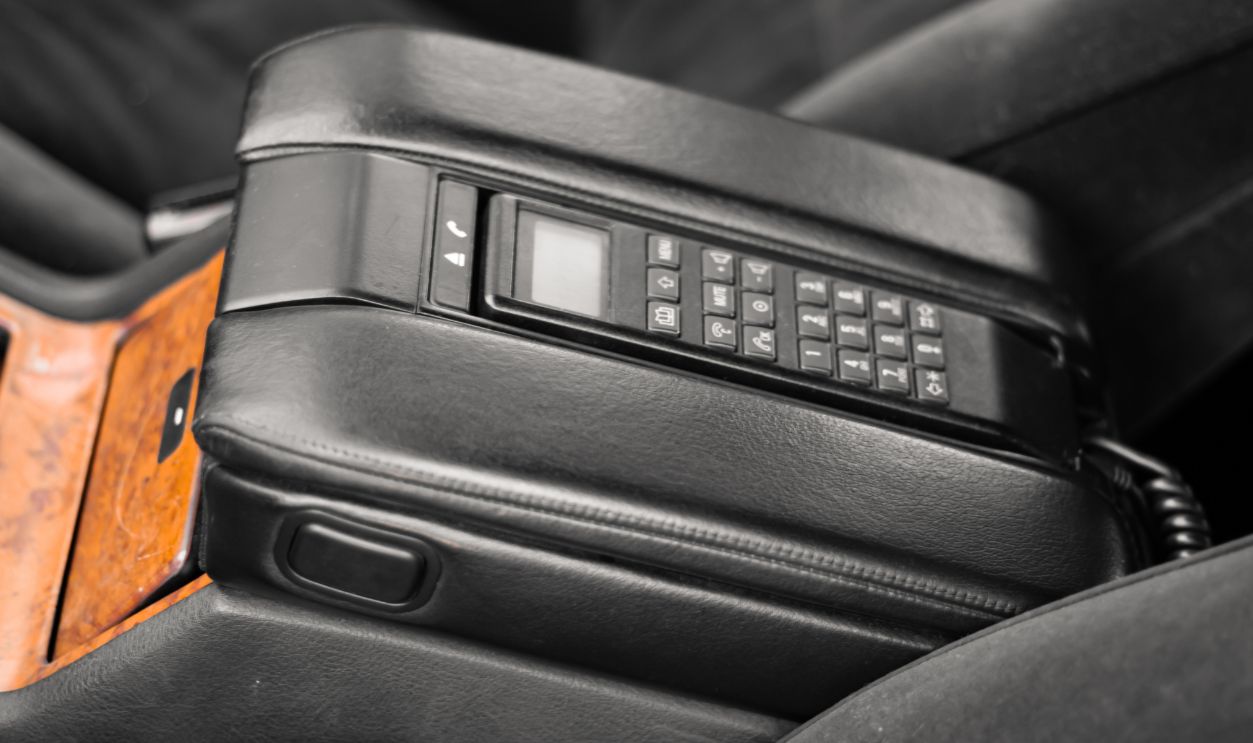 Photos of the interior of an old European car