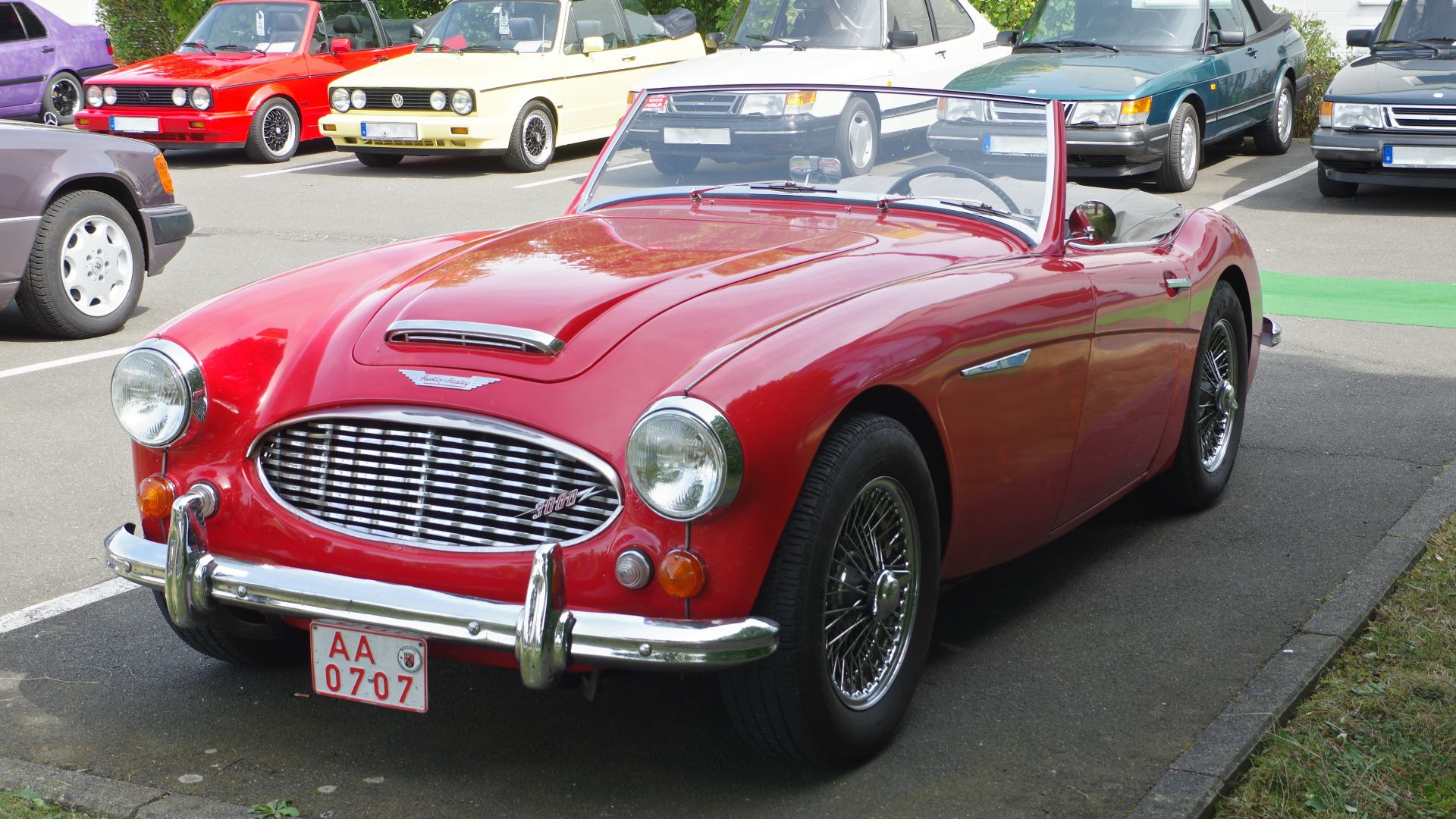 Austin-Healey 3000 MK I

, Bitburg Classic 2016, Das Nummernschild ist verfälscht!