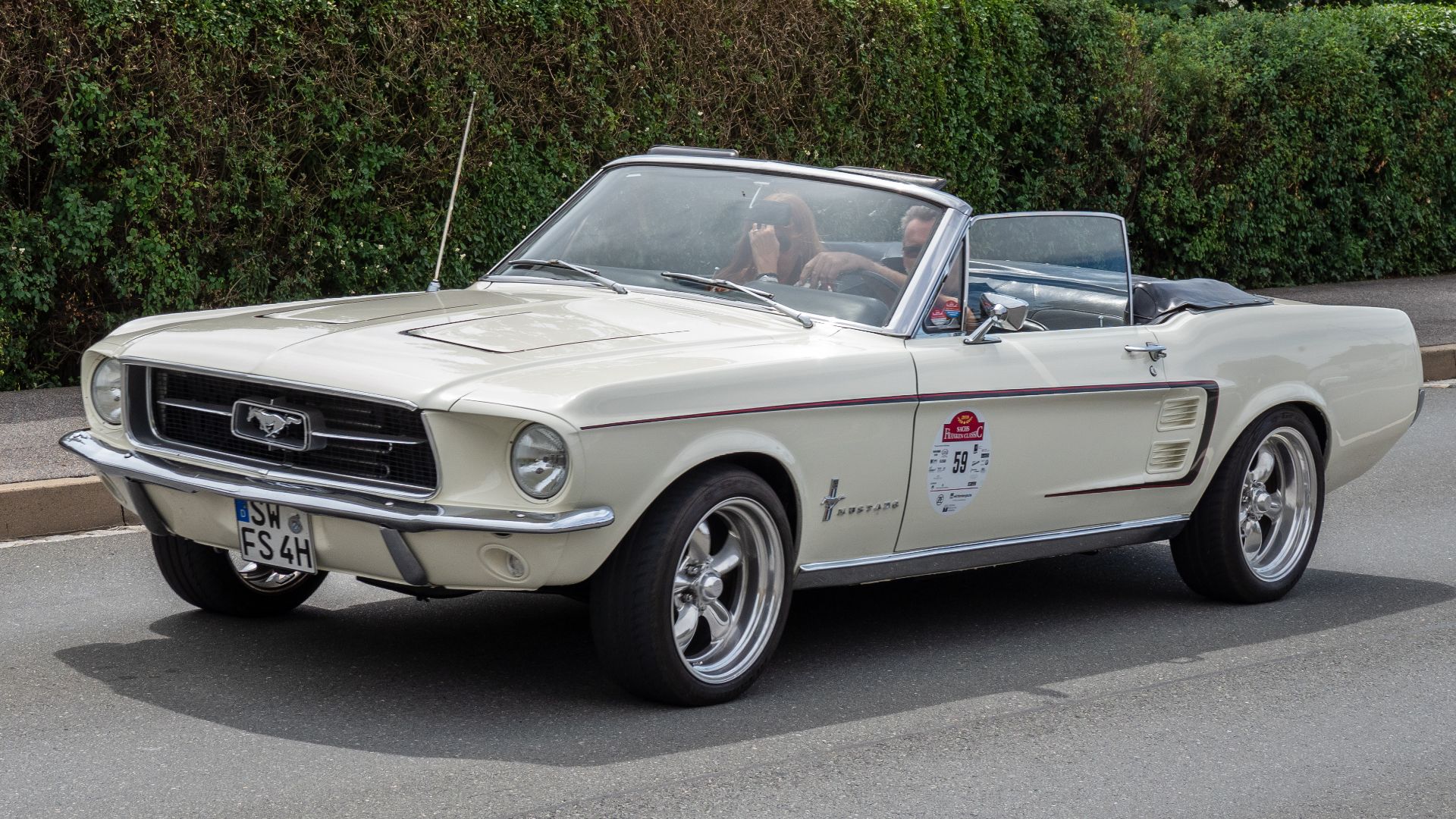 Ford Mustang convertible BJ.1967 at the Oldtimertreffen Ebern